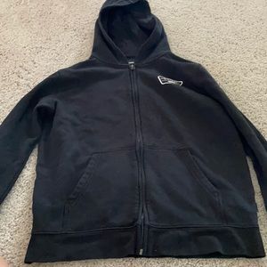 Vans kids large black zip up hoodie!